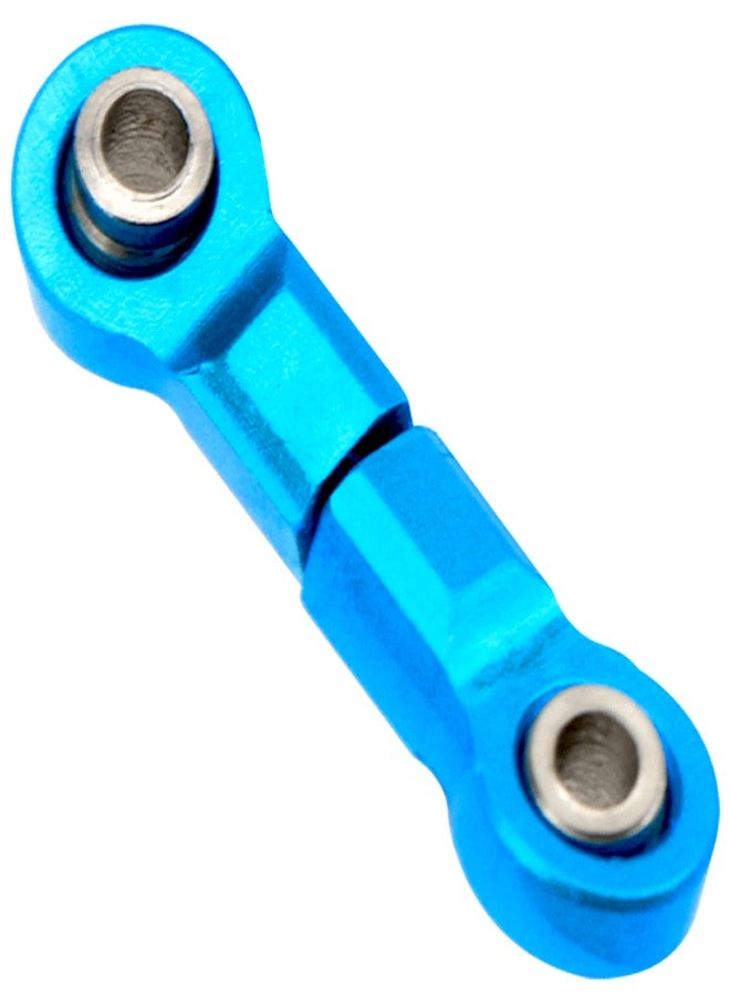 Vgoohobby Front Steering Link Rod Servo Link Linkages with 28T Servo Arm Compatible with WLtoys 1/28 K969 K979 K989 K999 P929 P939 Mini-Q Mini-Z RC Car (Blue) - Image 5