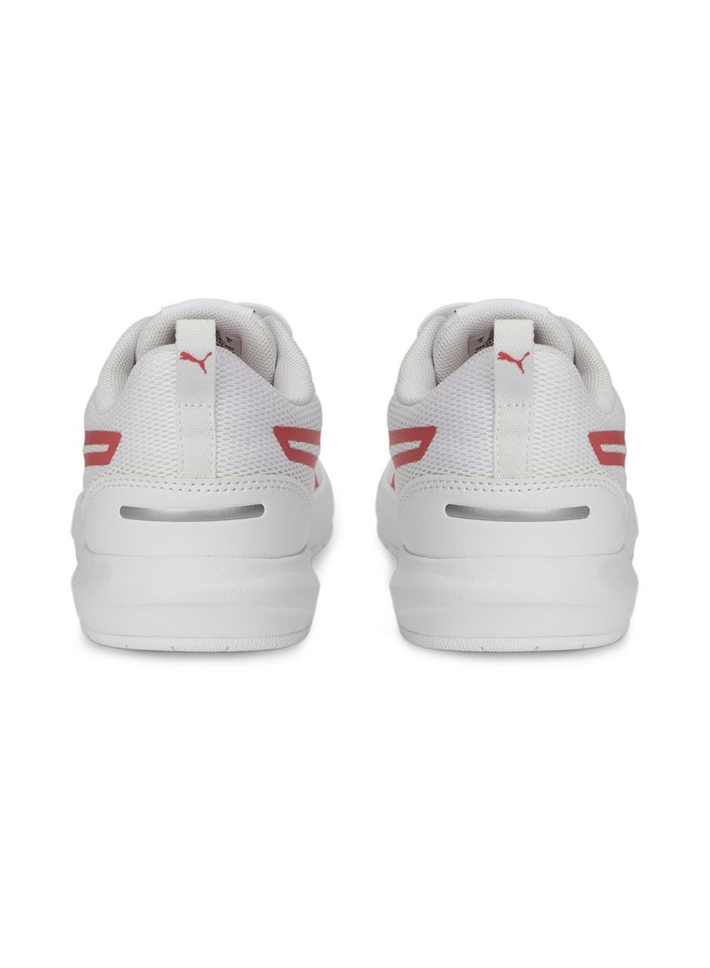 PUMA Evolve Gym Youth Unisex White Sneakers - Image 3