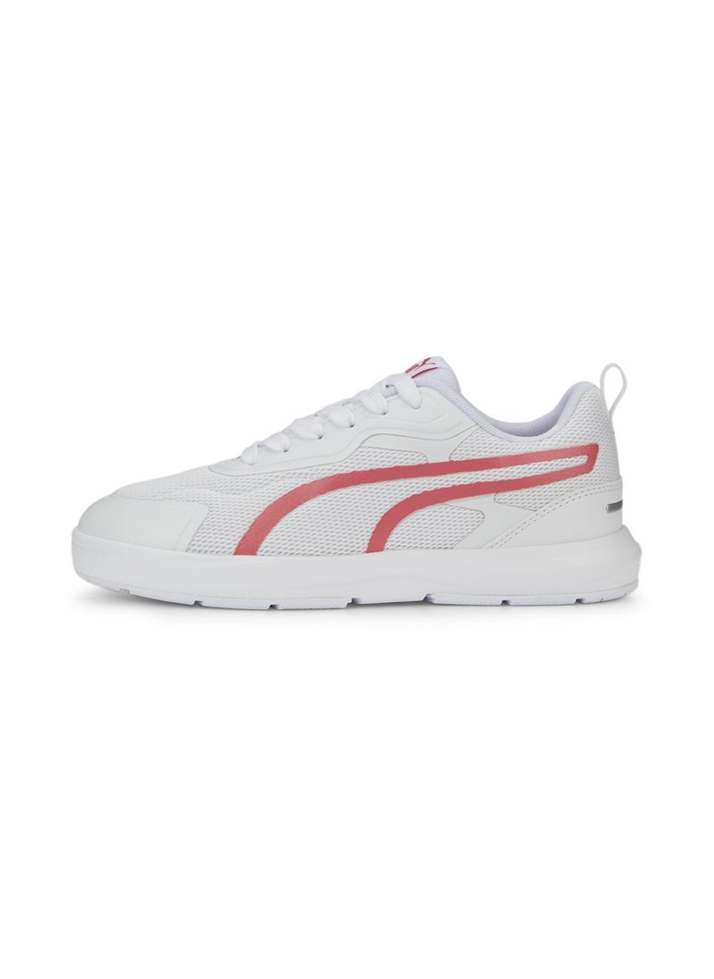 PUMA Evolve Gym Youth Unisex White Sneakers - Image 1