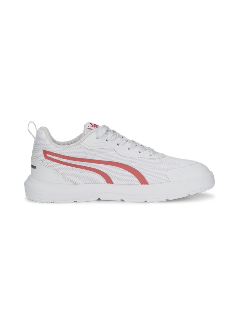 PUMA Evolve Gym Youth Unisex White Sneakers - Image 5