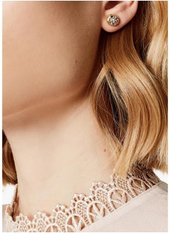 Karen Millen Crystal Sprinkle Stud Earrings  - Image 5