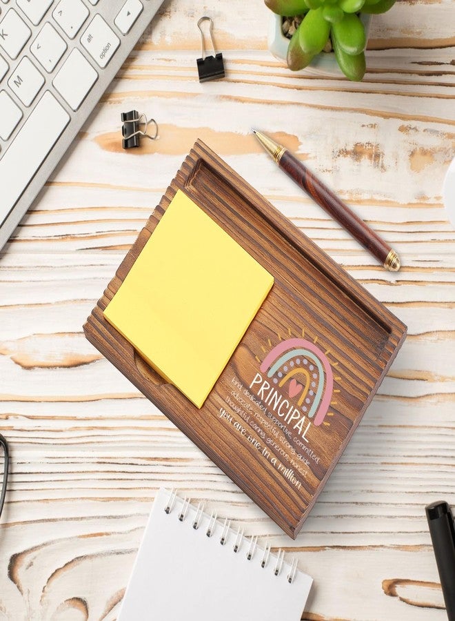 YODOCAMP Principal Sticky Note Holder, Principal Appreciation Gifts, Teacher's Day Thank You Gifts for Principal, School Principal Desk Self-Stick Note Pad Holders TZP58 - Image 3