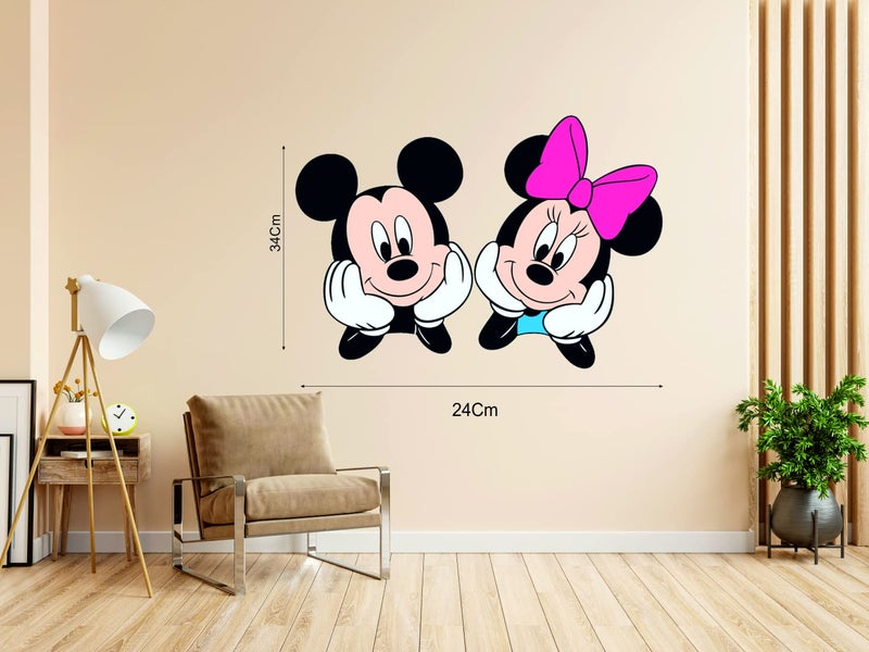 Techgifti ملصقات جدارية للأبواب لغرفة المعيشة، غرفة النوم، ملصق جدار المكتب (متعدد الألوان، الحجم - 24 سم × 34 سم) - Image 3