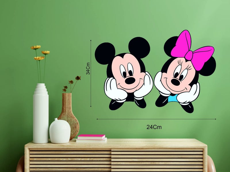 Techgifti ملصقات جدارية للأبواب لغرفة المعيشة، غرفة النوم، ملصق جدار المكتب (متعدد الألوان، الحجم - 24 سم × 34 سم) - Image 4