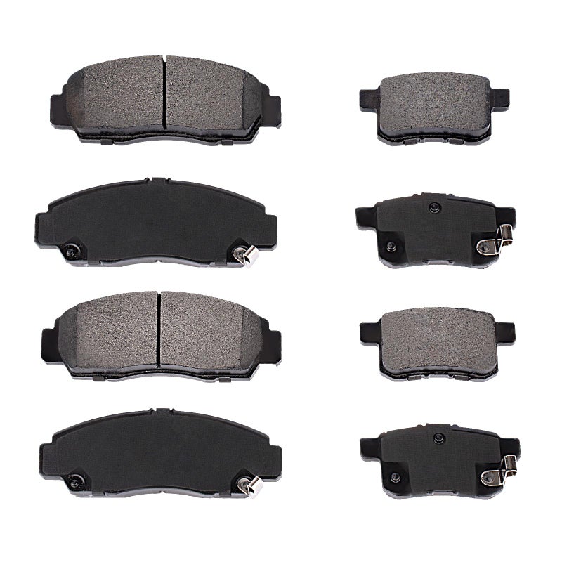 Generic Yeoflagtrade 8pcs Front & Rear Brake Pads Set Metal Disc Brake Pads For Honda Accord EX EX-L 2008 2009 2010 2011 2012  - Image 1