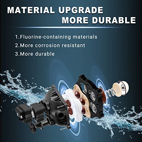 Ebusin 12V Pump, 5.5GPM Diaphragm Water Pump, 60Psi 1/2MNPT Connection,Self Priming Up to 10 Feet .Ideal for Sprayer and Pressure Washing (White) - Image 2