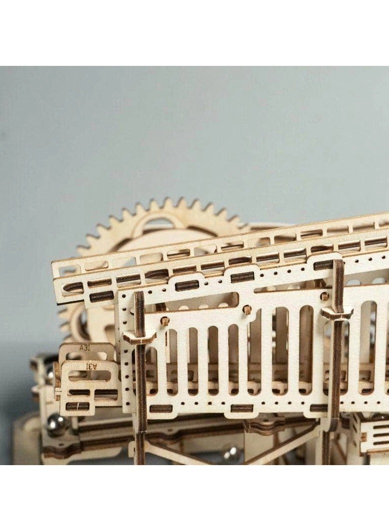 روكر تركيبة خشبية ذات تصميم فريد ثلاثي ال على شكل ترس دوار - Image 3