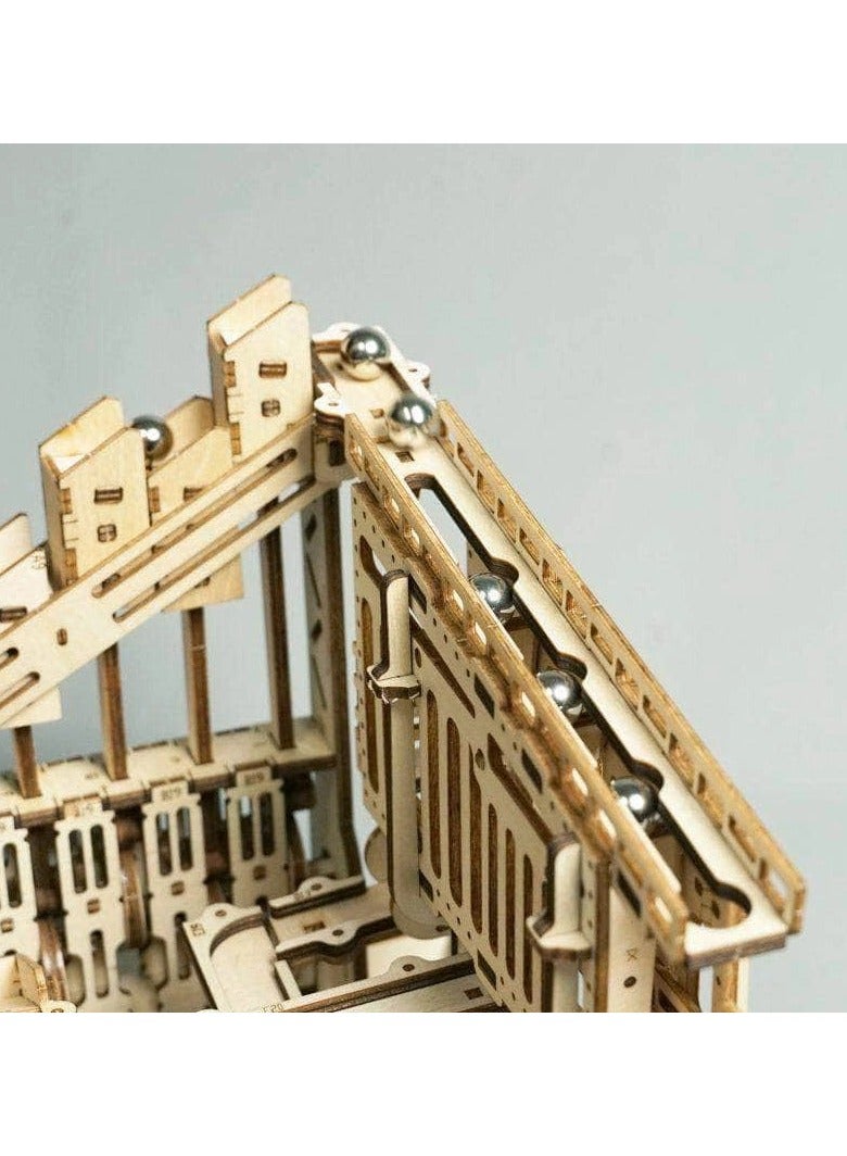 روكر تركيبة خشبية ذات تصميم فريد ثلاثي ال على شكل ترس دوار - Image 4