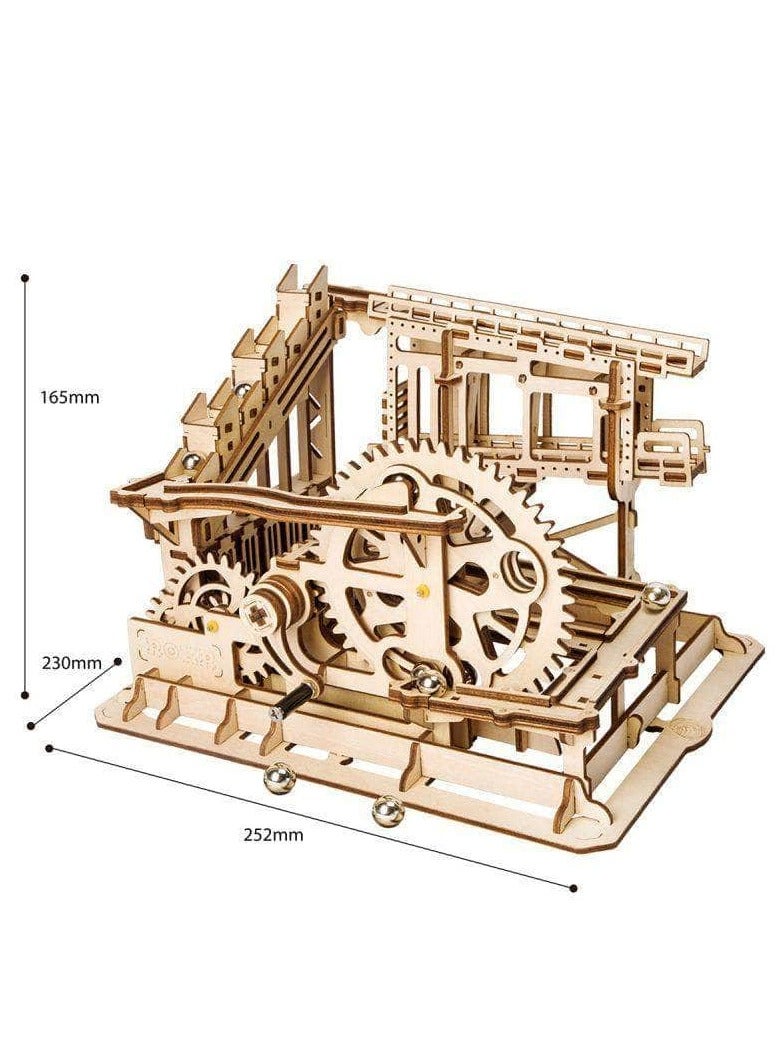 روكر تركيبة خشبية ذات تصميم فريد ثلاثي ال على شكل ترس دوار - Image 5