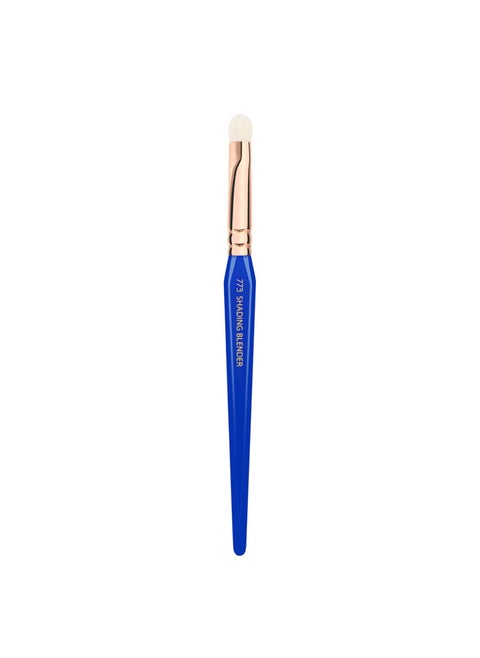 Bdellium Tools Professional Makeup Brush - Golden Triangle 773 Shading Blender - With All Vegan and Soft Synthetic Fibers, For shading & Blending (Blue, 1pc)