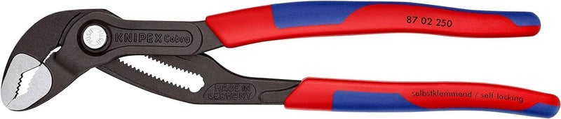 Knipex Cobra® Water Pump Pliers 250mm with Multi-Component Handle - Image 3