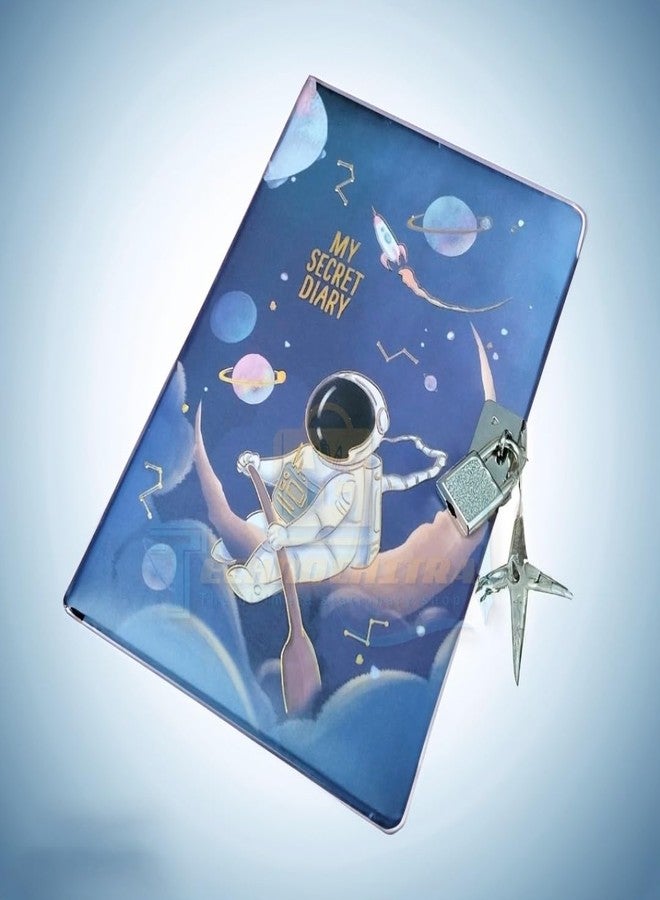 TECHNOCHITRA®Space Explorer Personal Lock Diary, Astronaut-Inspired Edition - Image 5