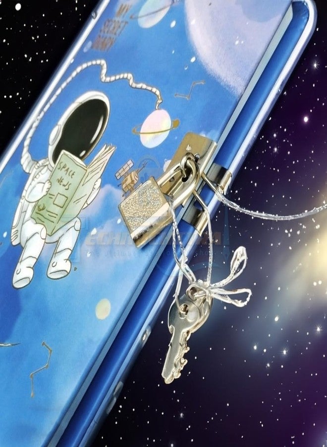 TECHNOCHITRA®Space Explorer Personal Lock Diary, Astronaut-Inspired Edition - Image 3