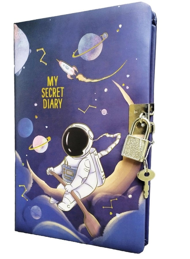 TECHNOCHITRA®Space Explorer Personal Lock Diary, Astronaut-Inspired Edition - Image 1