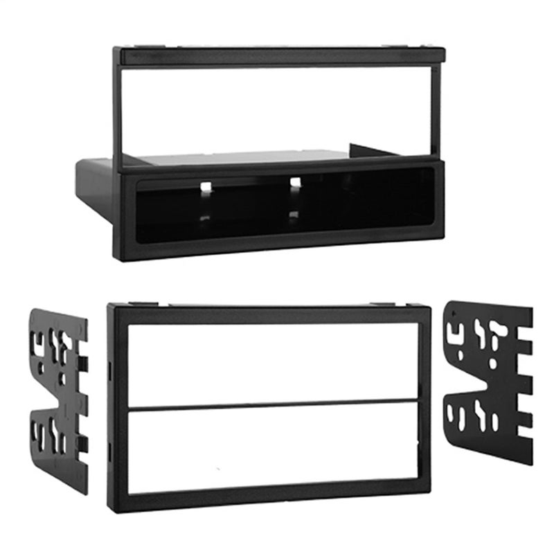 Metra Electronics 99-7505 Single or Double DIN Installation Multi-Kit for Select 1995-2006 Mazda Vehicles -Black,Silver - Image 5