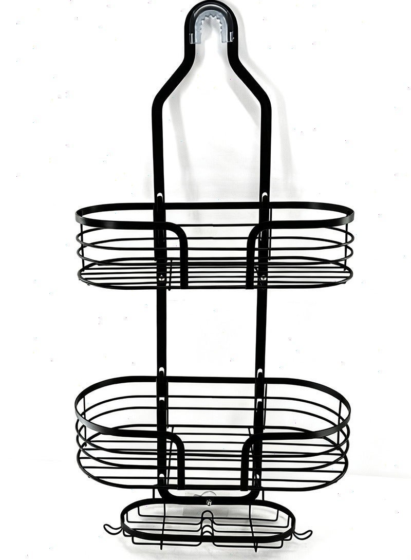 Yoawllty Shower Caddy, Hanging Bathroom Organizer for  Storage, No Drilling, Large Capacity Shower Rack, Stainless Steel Bathroom Organizer Shelves - Image 2