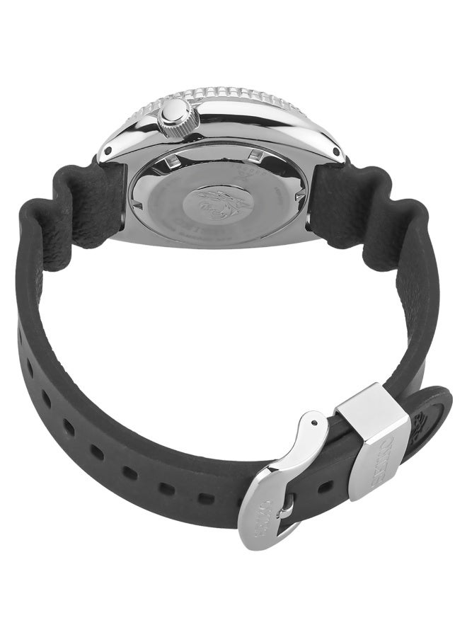 Seiko ساعة غوص أوتوماتيكية من بروسبكس SRPE93K1، 45 مم قرص أسود، علبة من الفولاذ المقاوم للصدأ وحزام سيليكون أسود، مقاومة للماء حتى 200 م - Image 4