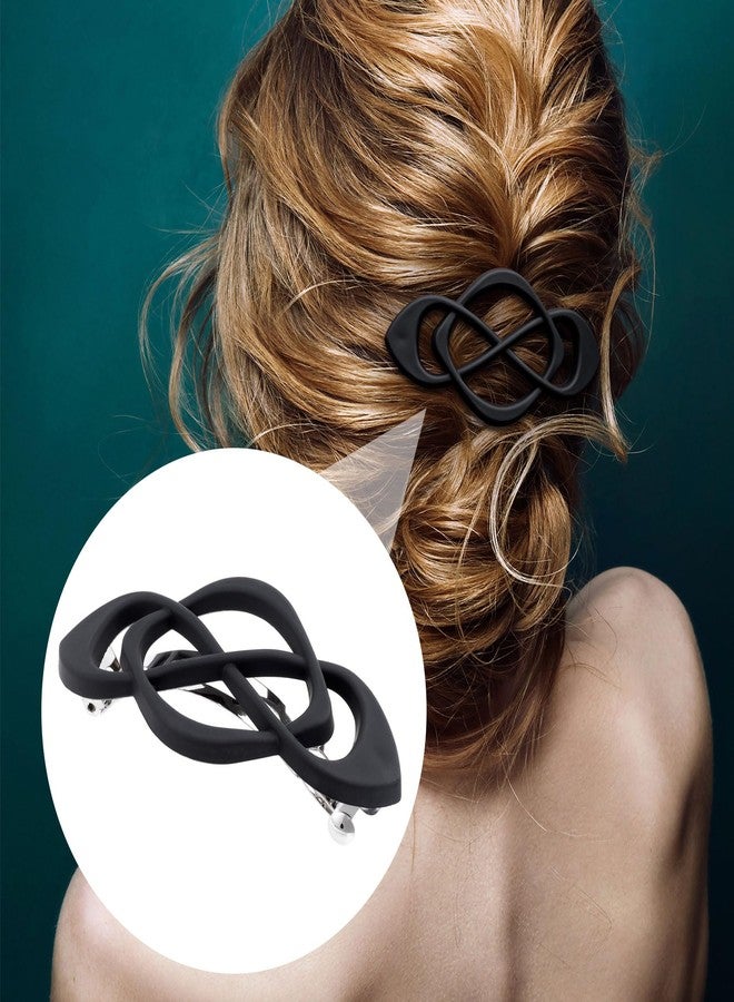 Deozu 3 Pcs Vintage French Barrette Clips, Decorative Strong Hold Grip Barrette Hair Clip, No Slip Styling French Hair Accessories for Women - Image 5