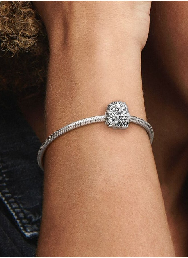PANDORA - Pandora Owl Family Silver Charm for Pandora Moments Women's Bracelet 791966 - Image 1