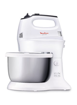 Electric Quick Mix Hand Mixer With 5 Speeds And Turbo 3.5 L 300 W HM312127 White / Dark Grey - view 3
