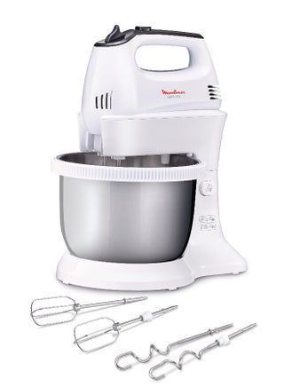 Electric Quick Mix Hand Mixer With 5 Speeds And Turbo 3.5 L 300 W HM312127 White / Dark Grey - view 2