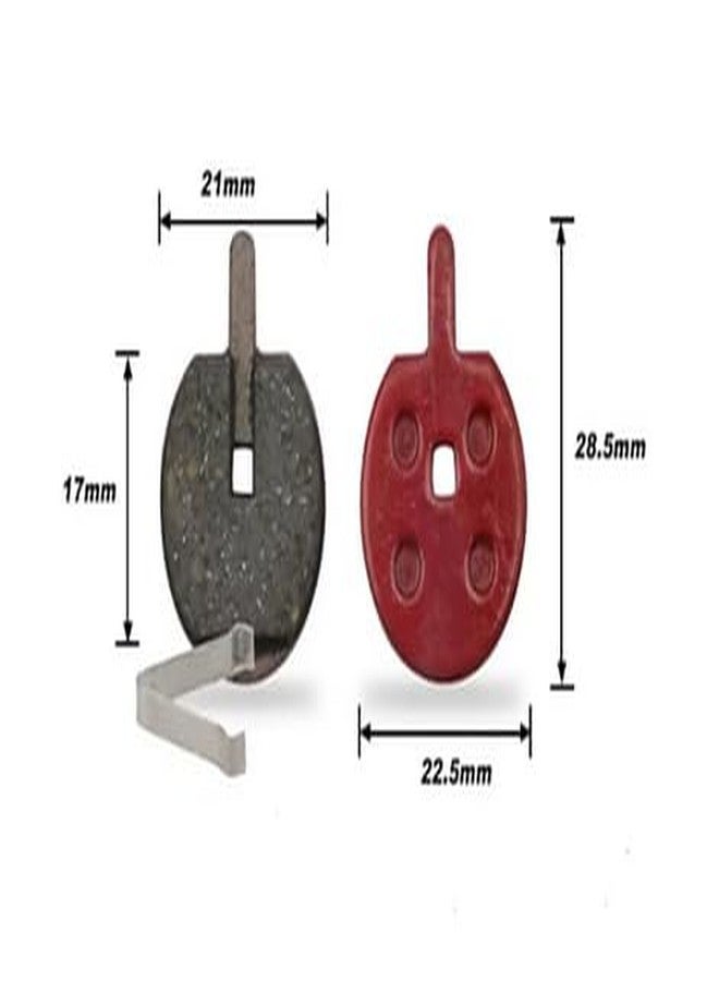 CYBIC Bicycle Disc Pad Semi-Metallic Disc Brake Pads, 1 Set (DRS129) - Image 4