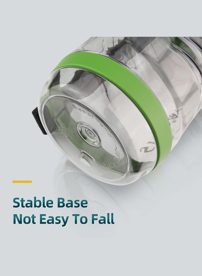 شوتاي زجاجة مياه رياضية من شوتاي سعة 2.5 لتر / 3.1 لتر بقشة قابلة للازالة، زجاجة مياه خالية من مادة BPA ومقاومة للتسرب، ابريق ماء كبير للياقة البدنية وصالة الالعاب الرياضية والتخييم، لون ازرق - Image 5