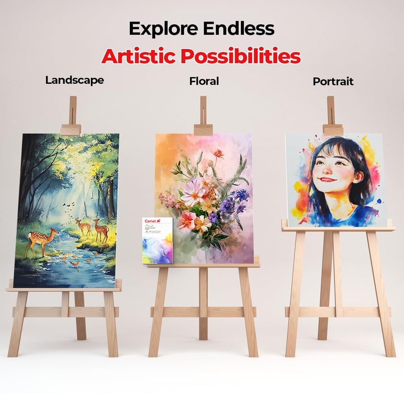 camel Camlin Kokuyo Artist 5ml Water Color Set - 12 Shades (Multicolor) - Image 5