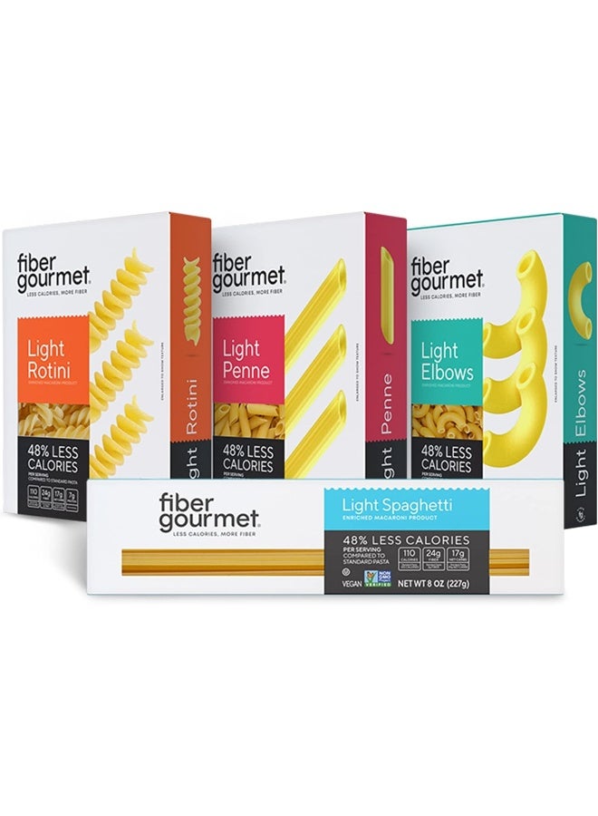 Fiber Gourmet Pasta Variety Pack - Low Calorie & Fiber-Rich - Image 1