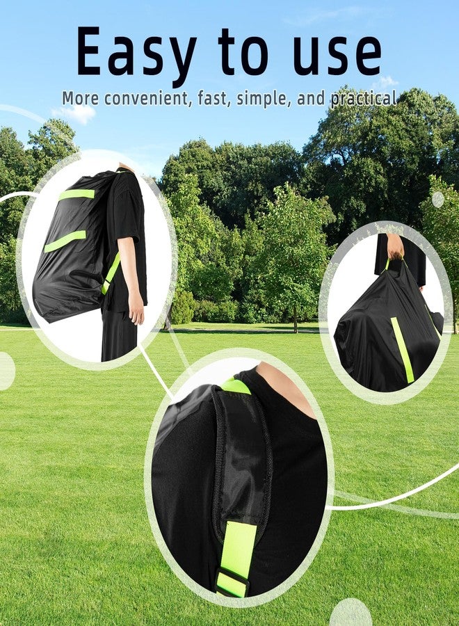 فلاين حقيبة سفر لمقعد السيارة للطائرة، حقائب أكسفورد مزدوجة مقاومة للماء لمعظم مقاعد السيارة للأطفال، حاملات الأطفال، مقاعد معززة، مع أحزمة كتف مبطنة (حقيبة تخزين مقعد السيارة، 85 × 43 × 43 سم) - Image 5