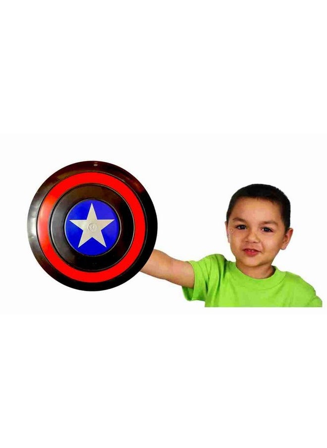 Balloonistics Captain Kids Hero Plastic Shield for Kids with Strap for Little Heros Role Play and Costume Party (Black) - pzsku/Z2D2F746E53976A47ED2CZ/45/_/1741329802/40afadc3-35d0-4b3b-9115-92dfe42e6002