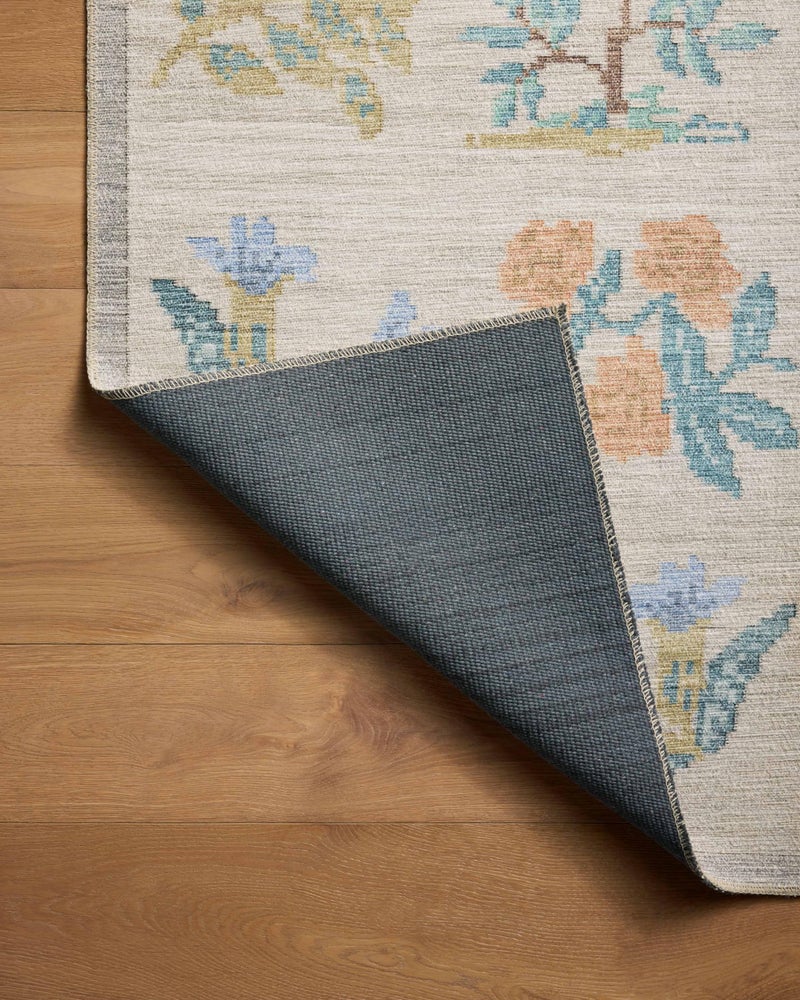 Loloi Rifle Paper Co. Rosa Collection RSA-03 Cream 5'-0" x 7'-6" Area Rug - Image 5
