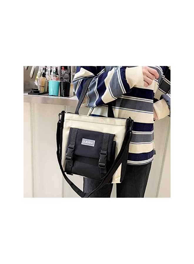 Goodern 4Pcs Kawaii Backpack Set For Teenage Kids Students Girls Boys, Bear Pack School Book Bag Tote Pencil Pen Case Combo Lunch Box Bag, Crossbody Pouch Canvas Lightweight Large Capacity - Image 4