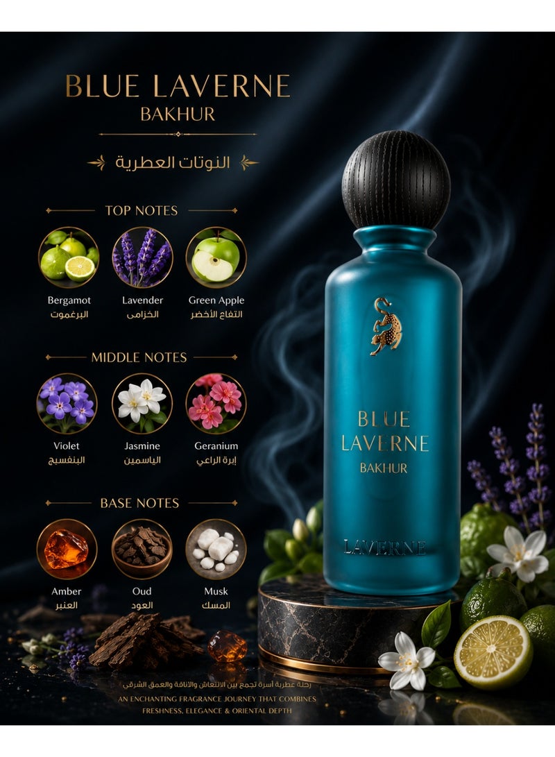 Laverne Blue Laverne Bakhur Eau de Parfum for Unisex – 200 ml | Luxury Oriental Woody Fragrance - Image 3