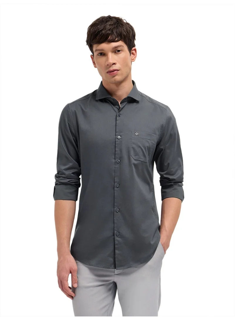 THE BEAR HOUSE  Men’s Long Sleeve Shirt – Classic, Comfortable and Stylish Essential for Work, Travel or Casual Outings for Men | Best Price UAE