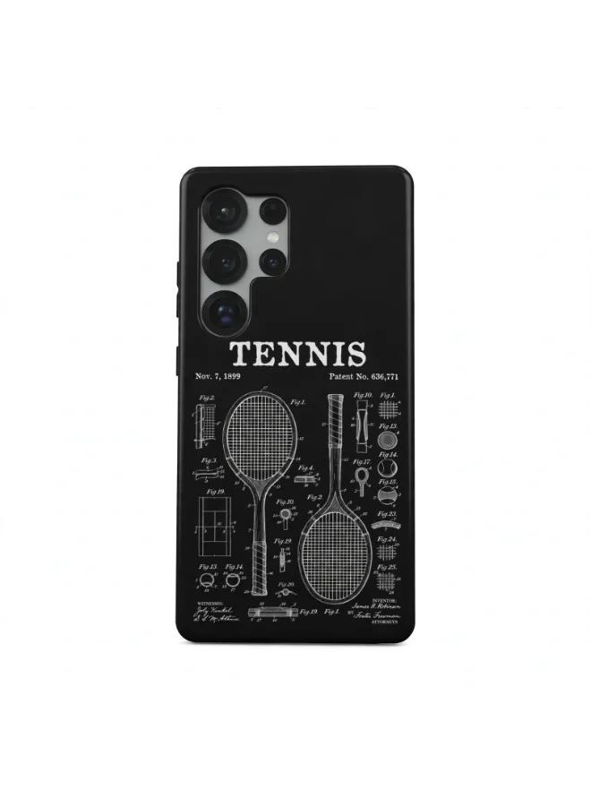 Mobcos Samsung Galaxy S25 Ultra Tennis Club Premium Case Compatible with Hybrid Dual-Layer Hard Shell + Silicone Protection - Scratch-Resistant Shockproof Mobile Cover