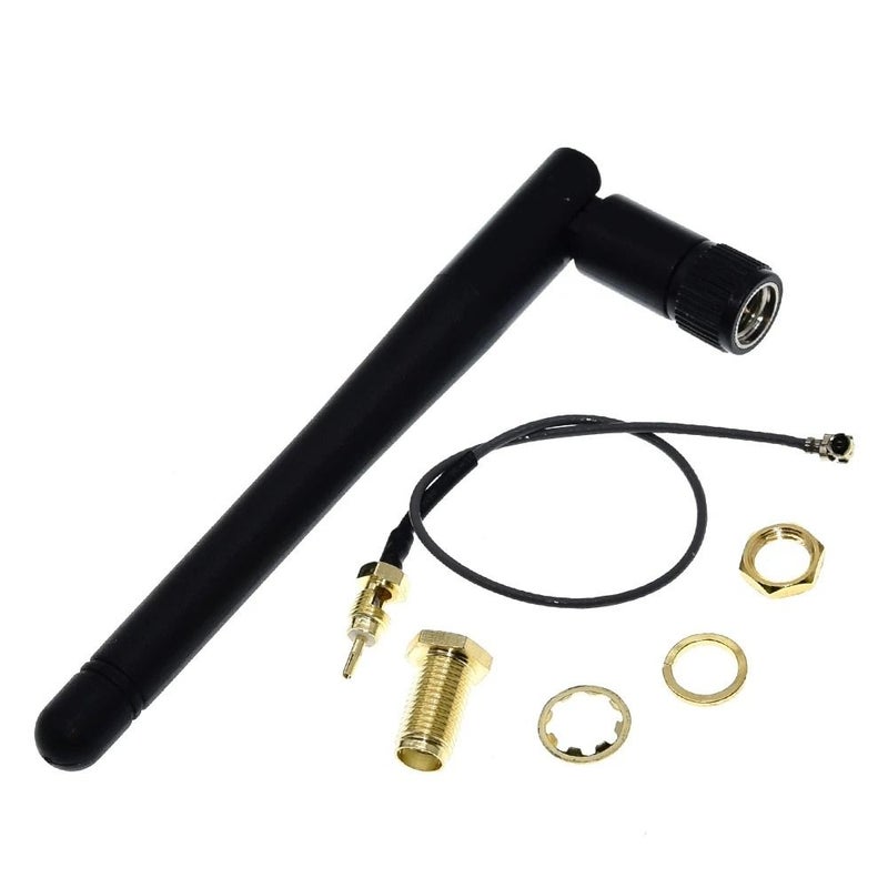 2.4GHz SMA Male Antenna Module for ESP32 ESP8266 Boards Plug and Play Wireless Sensor Expansion Kit Compatible with Raspberry Pi Like Microcontrollers Robotics and IoT Development 3pcs No External Power Required - Image 1