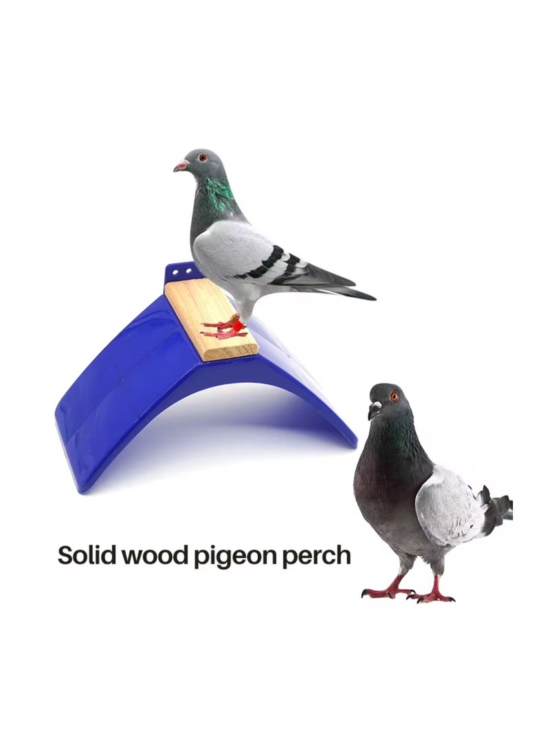 sharjah pigeon Pigeon Bird Perch Stand – Pack of 5 Natural Wooden V-Perches for Birds, Pigeons & Small Aviary Pets | Durable Cage Resting Sticks - Image 1