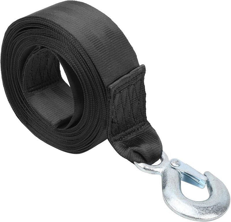 Heavy Duty 6m Boat Trailer Winch Strap with Hooks for Towing Vehicles and Boats - Image 2