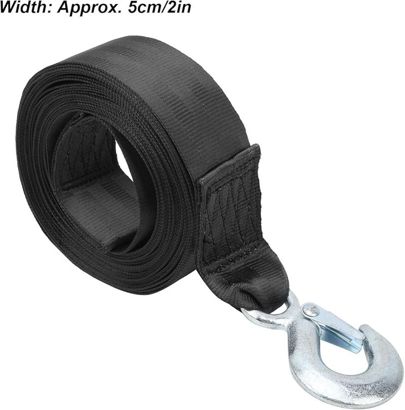 Heavy Duty 6m Boat Trailer Winch Strap with Hooks for Towing Vehicles and Boats - Image 5