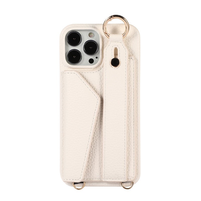 Leather Cover Protective , White , , for iphone11 iphone6 for Work and School - Image 1