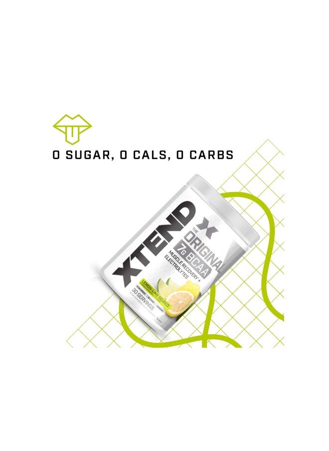 XTEND Xtend The Original 7G BCAA Muscle Recovery + Electrolytes, Lemon-Lime Squeeze Flavor - 30 Servings  - Image 5