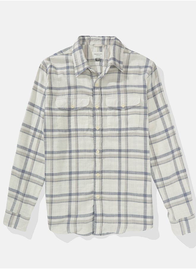 American Eagle Checked Regular Fit Shirt  - Image 4