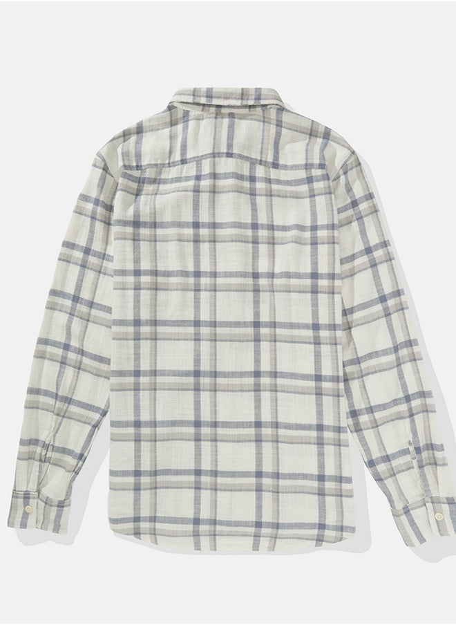 American Eagle Checked Regular Fit Shirt  - Image 3