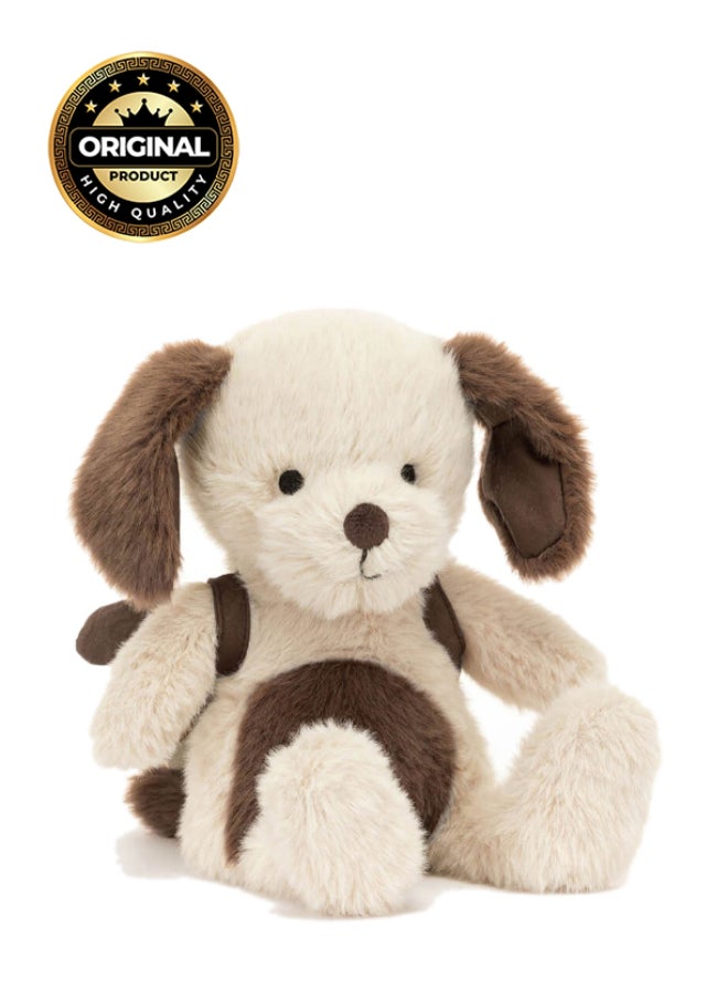 Jellycat Backpack Puppy Plush – Soft Stuffed Toy with Cordy Legs, Cute Valentine’s Gift for Kids & Adults, Collectible Jellycat, 17cm - Image 1