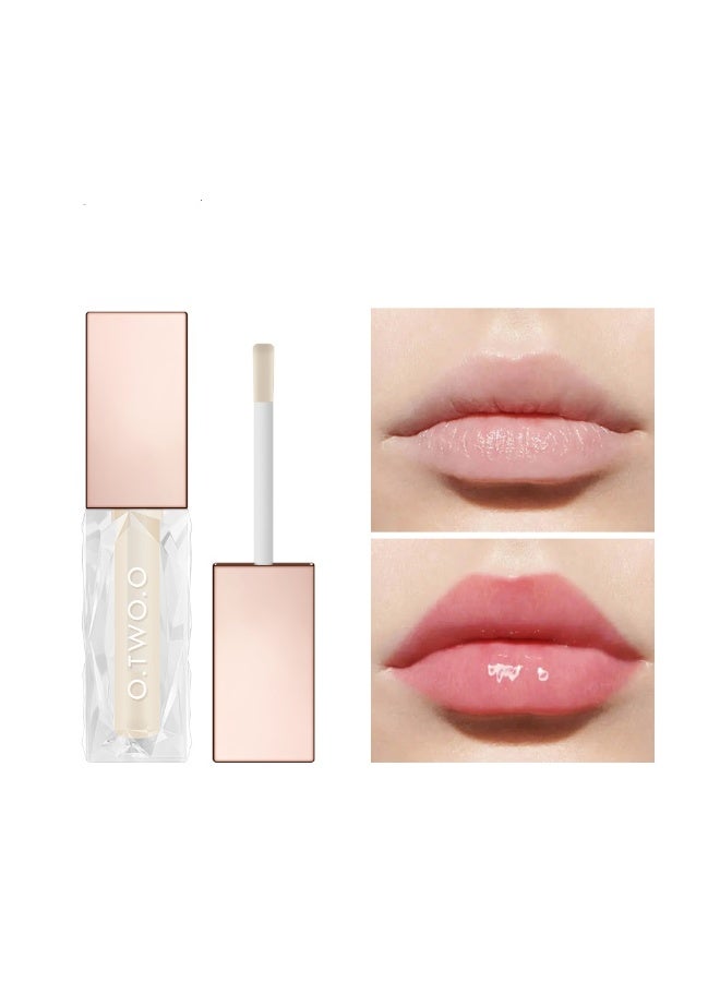 أوتو O.TWO.O 5-Color Crystal Berry Lip Gloss – Glitter Jelly Shine & Lip Plumper (#4, CHILLED PEACH) - Image 4