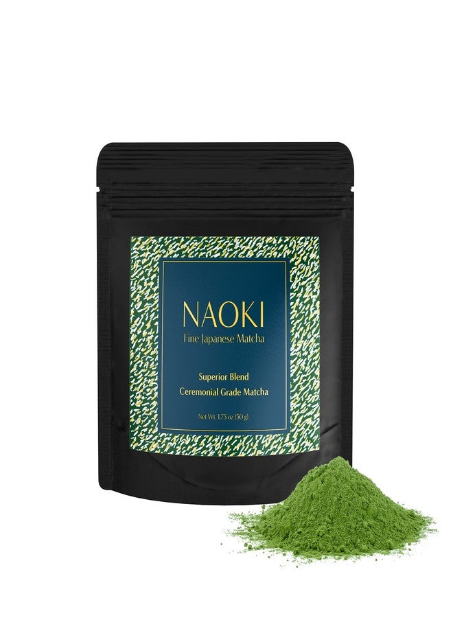 Naoki Matcha Superior Ceremonial Blend – Authentic Japanese First Harvest Ceremonial Grade Matcha Green Tea Powder from Uji, Kyoto (50g / 1.75oz) - Image 1