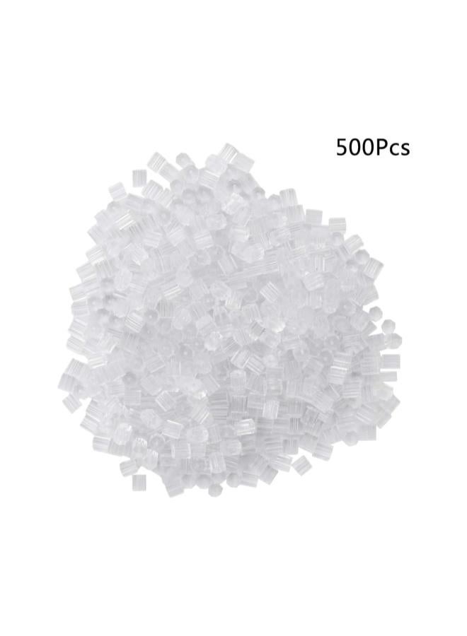 klarako Plastic Earring Backs Backings Earring Posts Transparent Rubber Safety Backs for Earring 500PCS  - Image 2