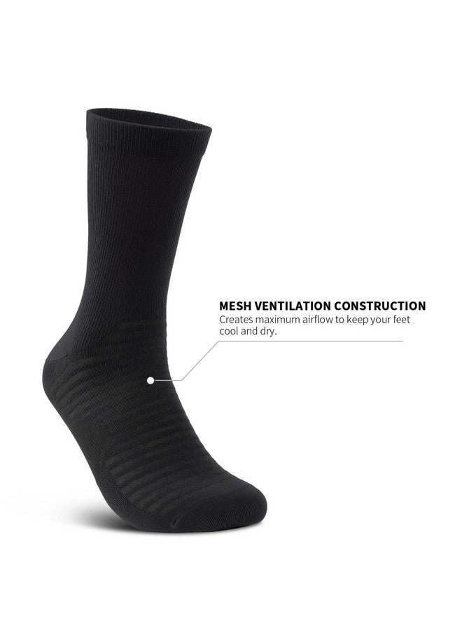 PAPLUS Compression Athletic Crew Socks (6 Pairs) for Men & Women - Image 1