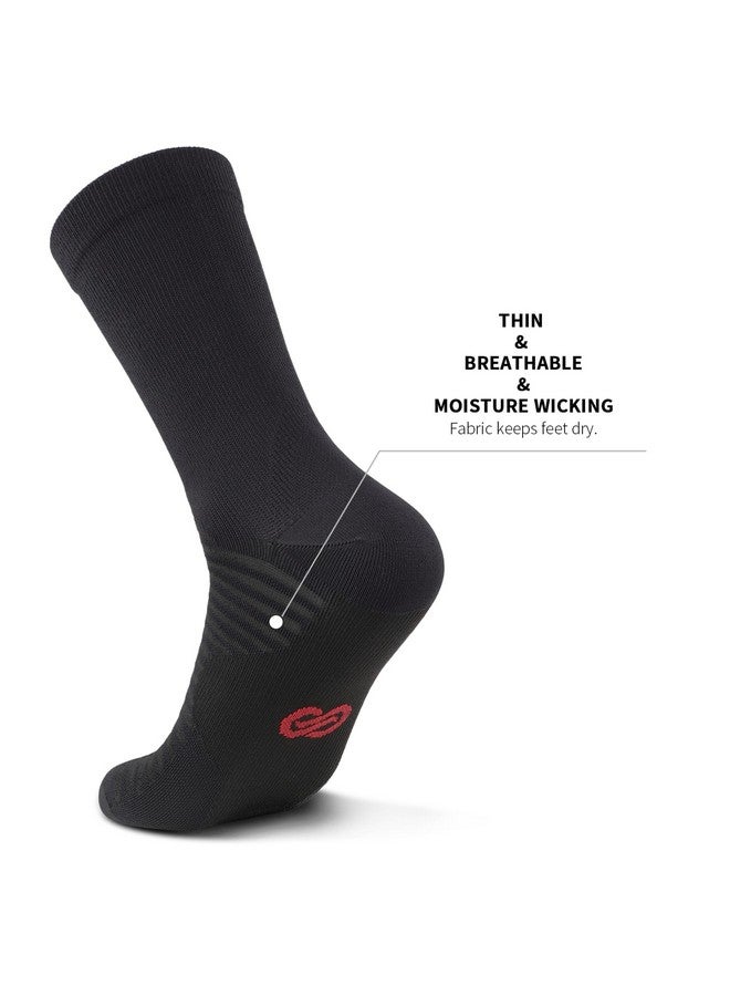 PAPLUS Compression Athletic Crew Socks (6 Pairs) for Men & Women - Image 3